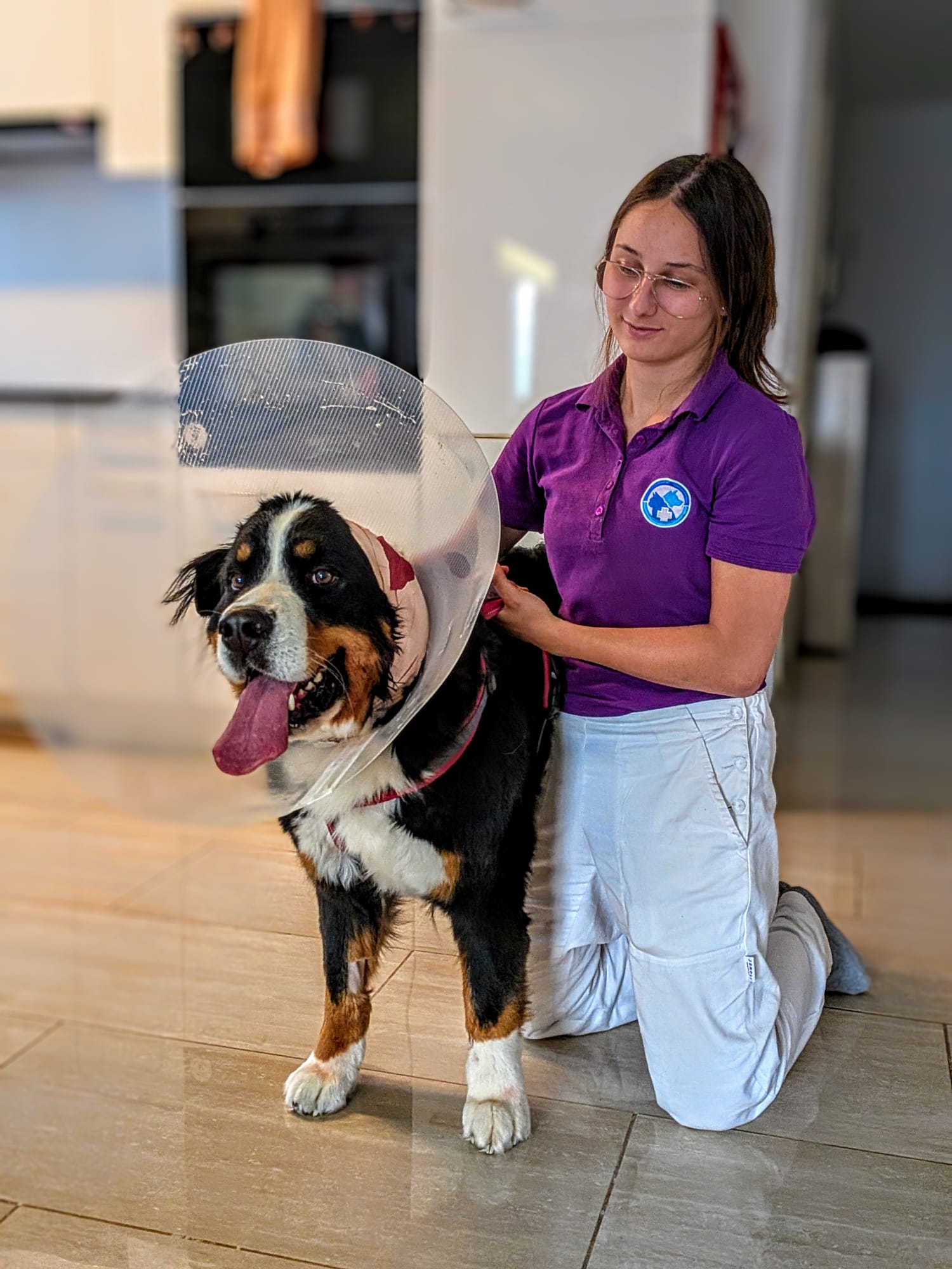 Unsere Praktikantin Leona bei Hausbesuch